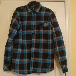 Billabong plaid jacket size medium lined